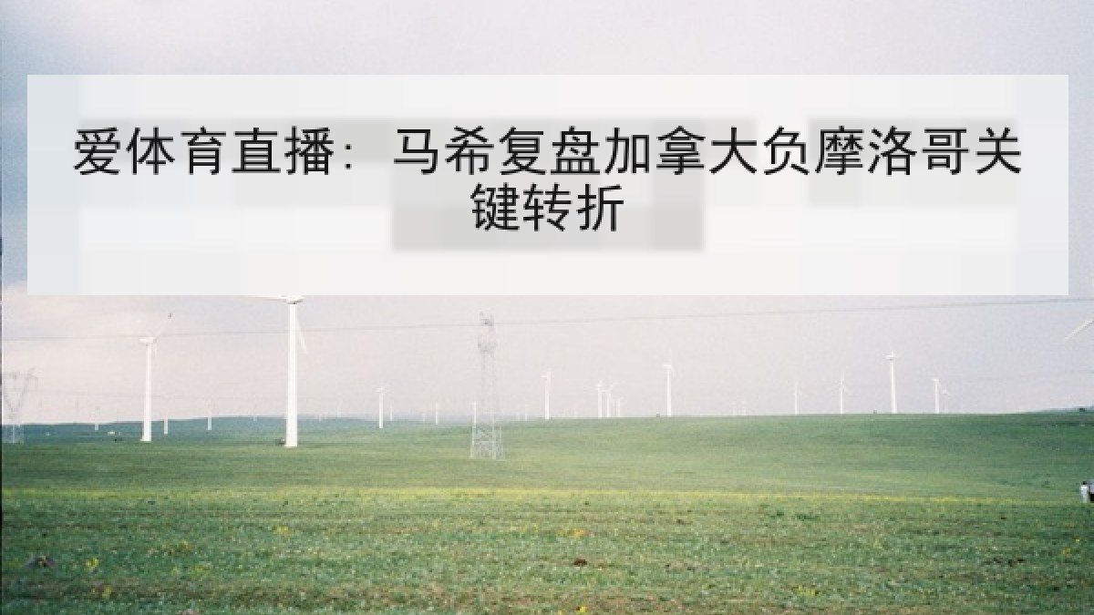 爱体育直播: 马希复盘加拿大负摩洛哥关键转折
